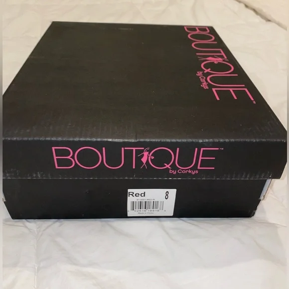 Corkys Red Suede Ankle Boots - Picture 6 of 6